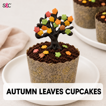 Autumn Leaves Cupcakes