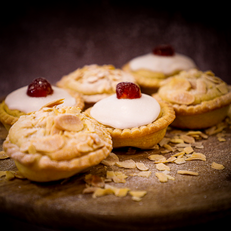 Vegan - Cherry Bakewell Tartlets