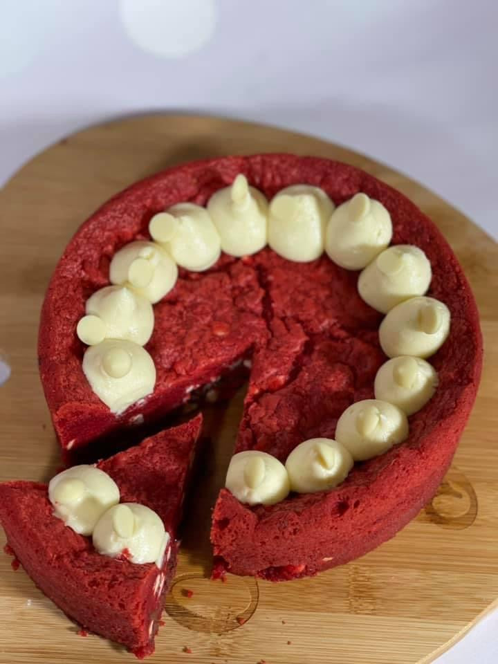 Red Velvet Cookie Cake