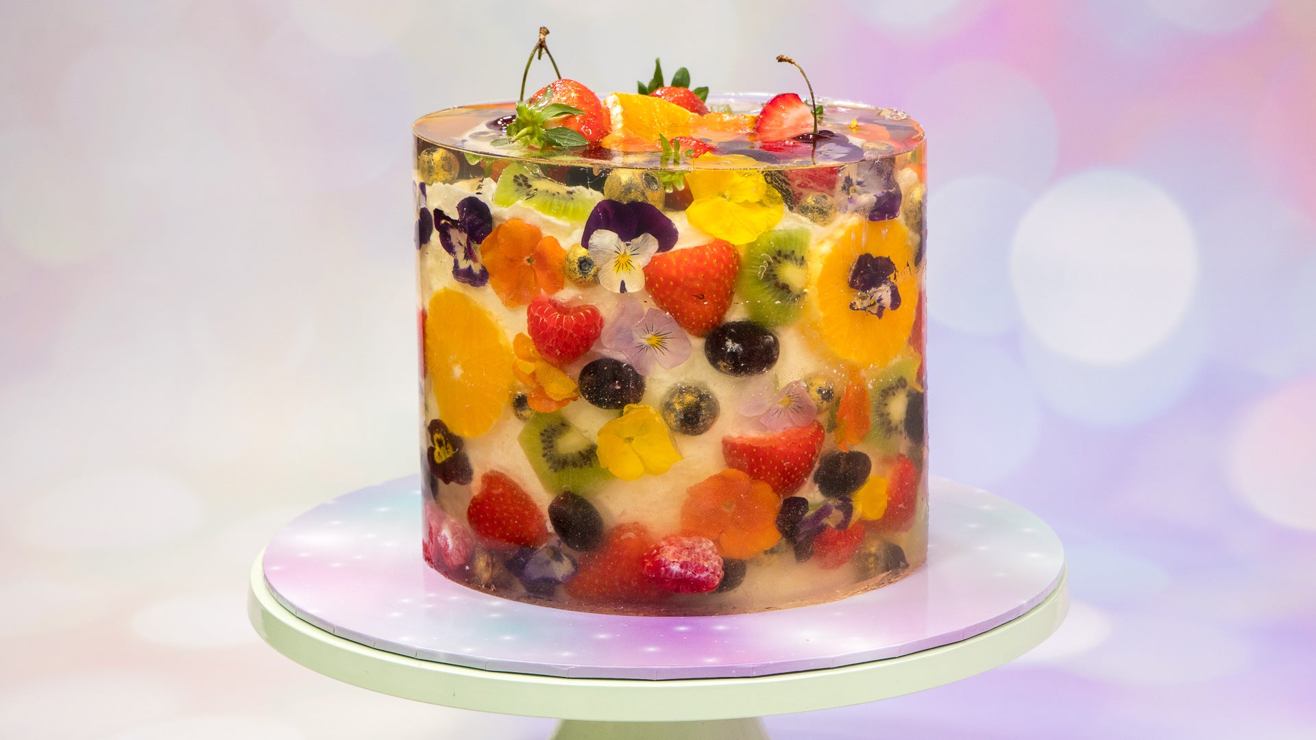 Jelly Cheesecake Cake