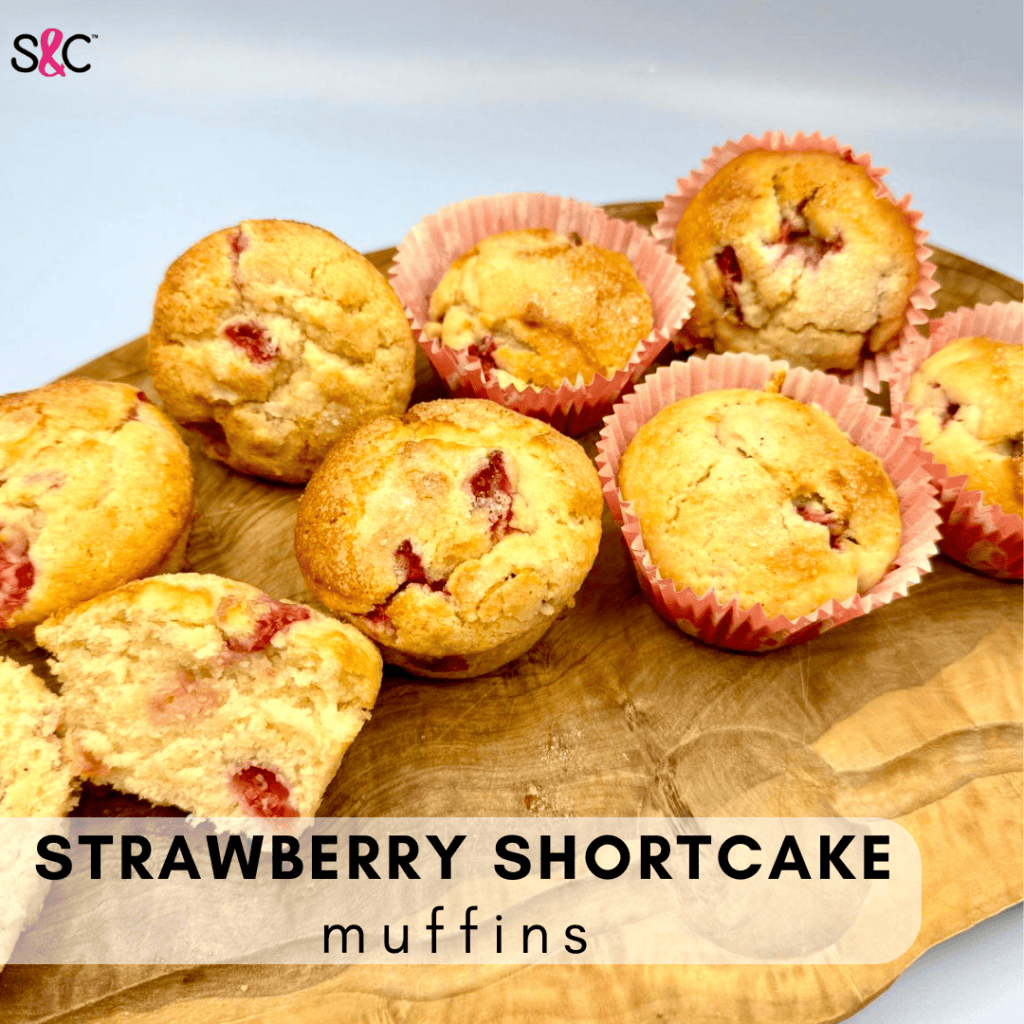 Strawberry Shortcake Muffins