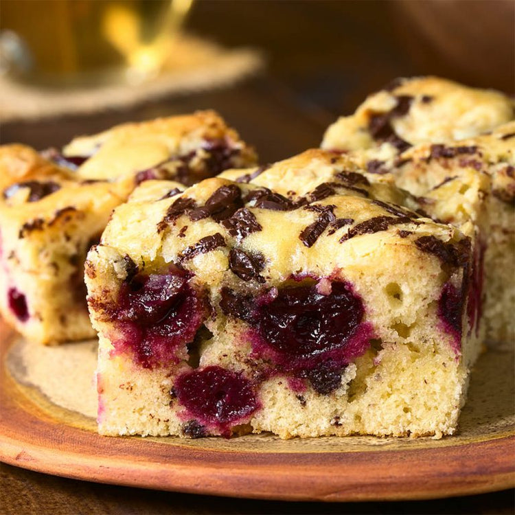 White Chocolate and Raspberry Blondies