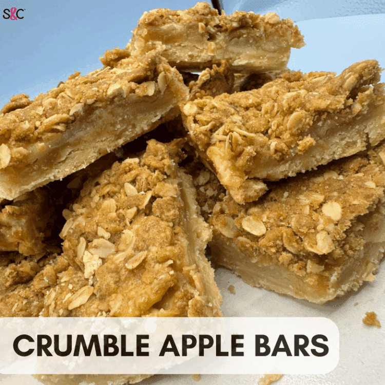 Crumble Apple Bars