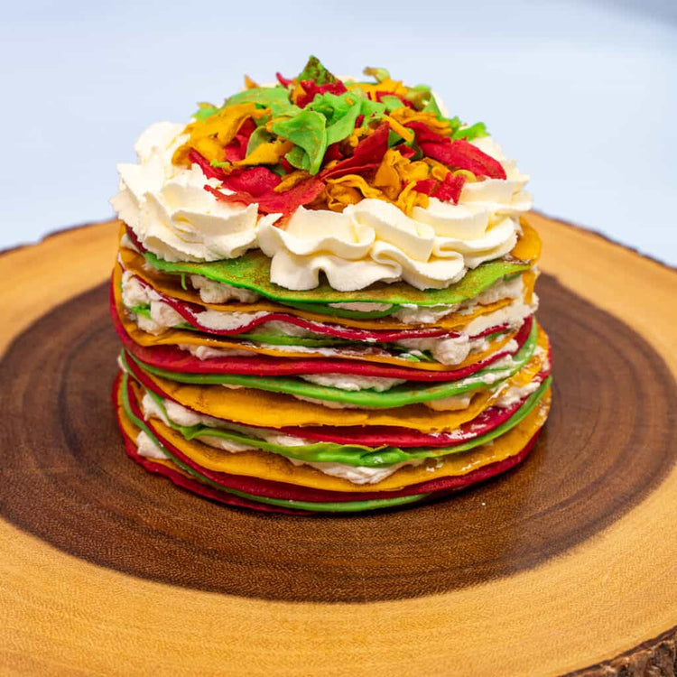 Easy Pancake Cake & Whipped Flavoured Cream