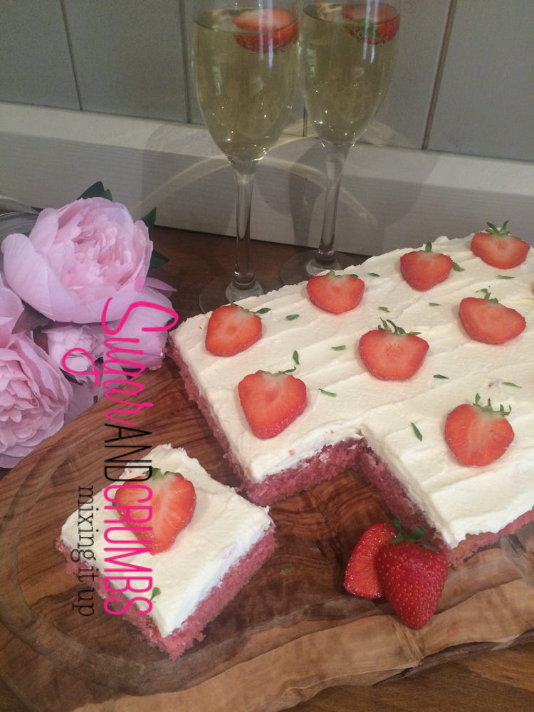 Strawberry and Cream Cake