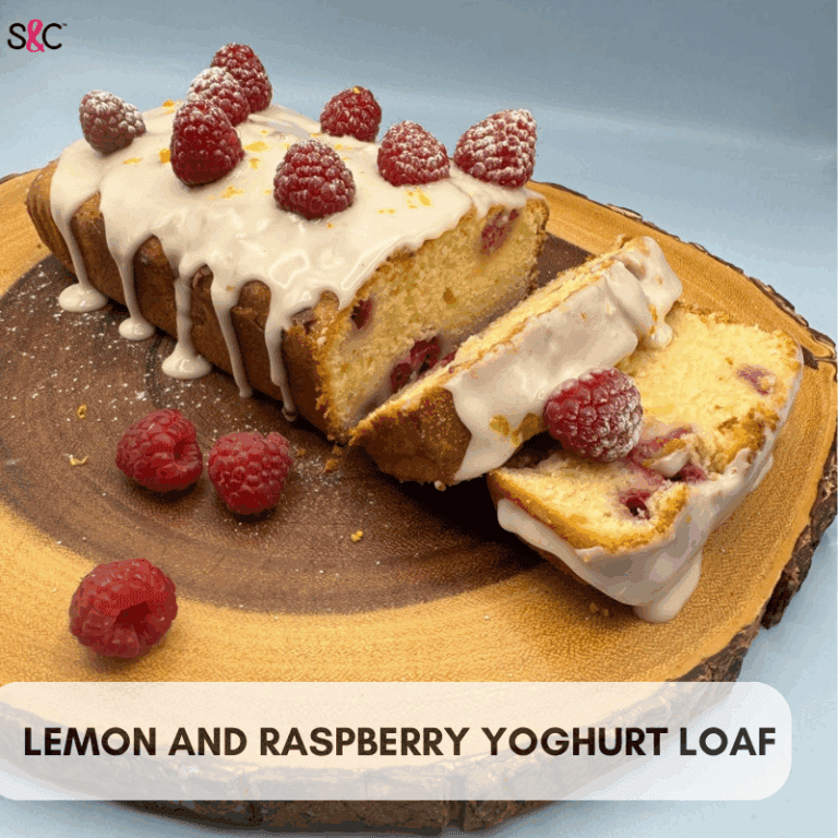 Lemon and Raspberry Yoghurt Loaf