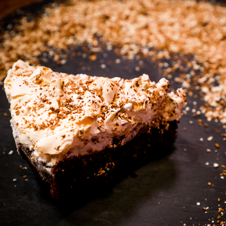 Whipping it Up! Gooey Cherry Chocolate Meringue Cake