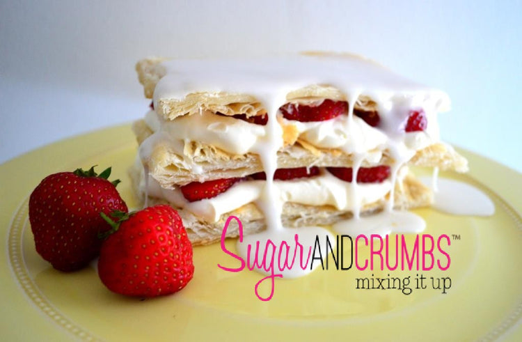 Strawberry and Orange Millefeuilles