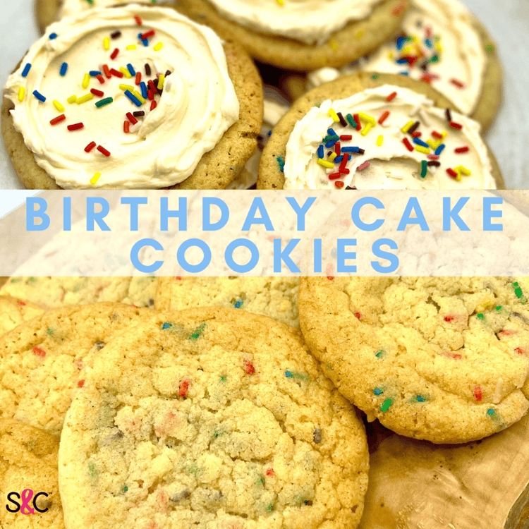 Birthday Cake Cookies