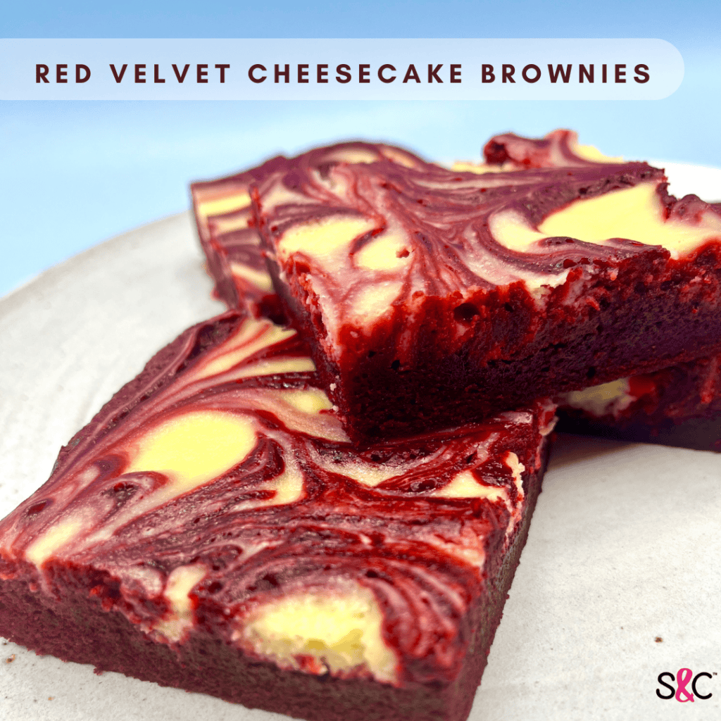 Red Velvet Cheesecake Brownies