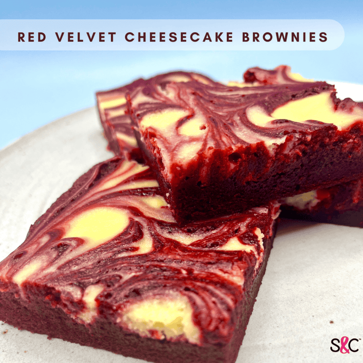 Red Velvet Cheesecake Brownies