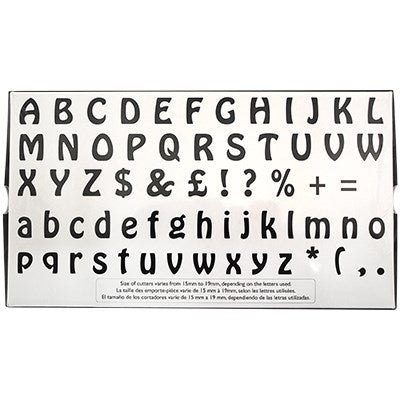 Cutters - JEM Novelty Cutters - Alphabet Set - 64 characters