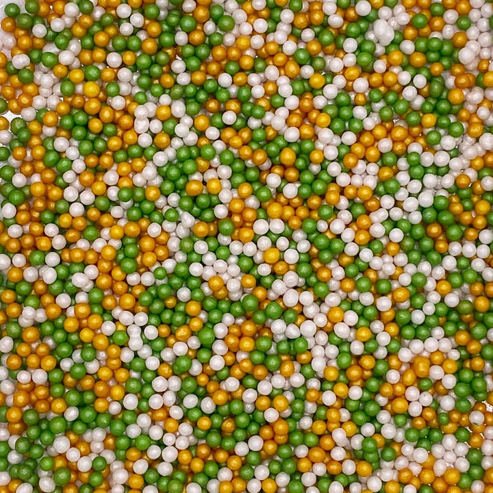 Pearls - Shimmer - Green, Gold and Mother of Pearl