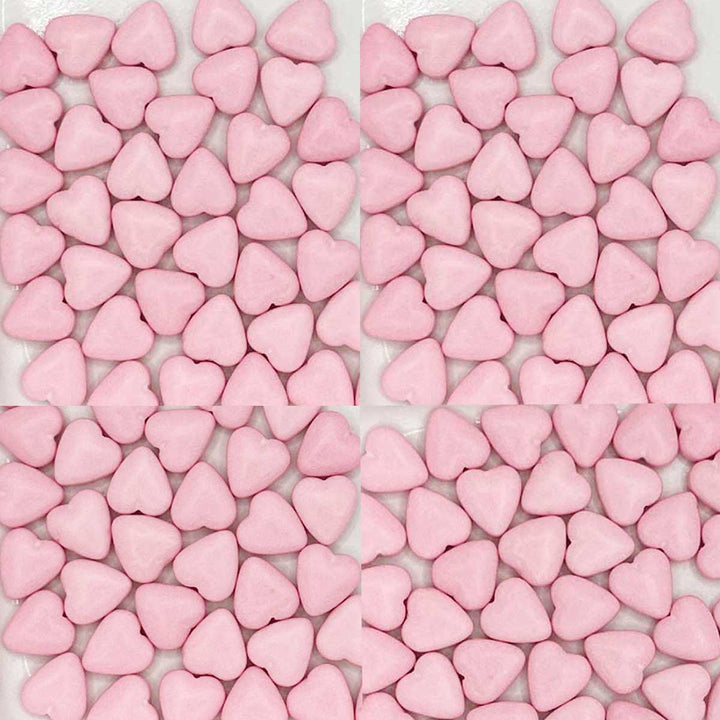 Hearts - 3D - Shiny Pink