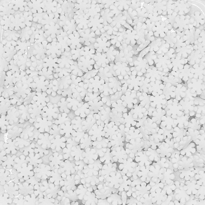 Shapes - Matt - White Snowflakes