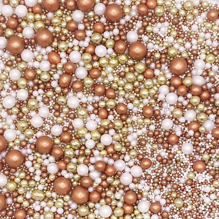Pearls Mix - Rose Gold and Gold Metallic