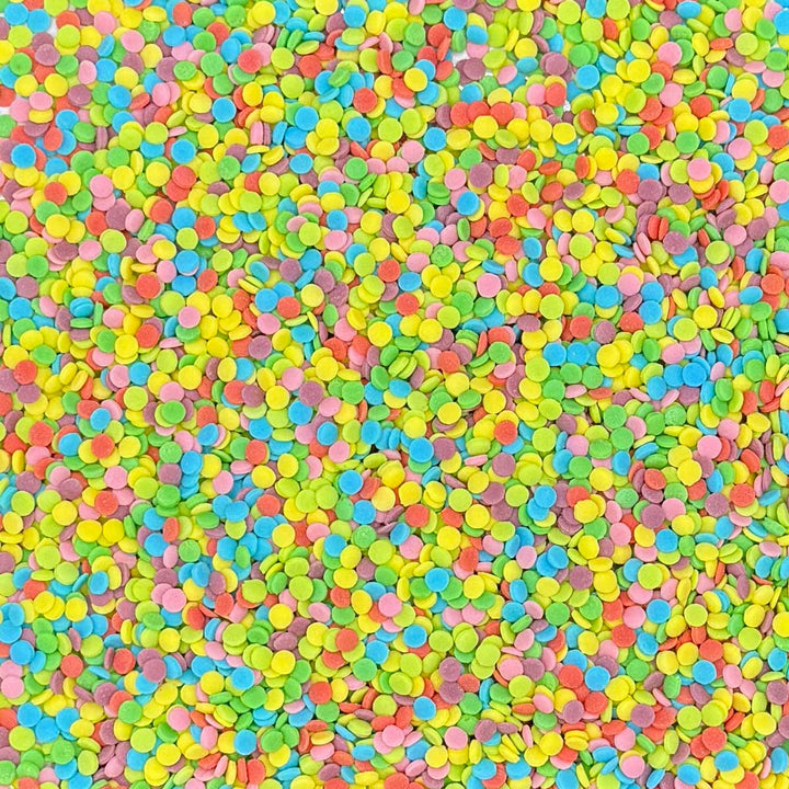 Confetti - Matt - 3mm - Rainbow Funfetti
