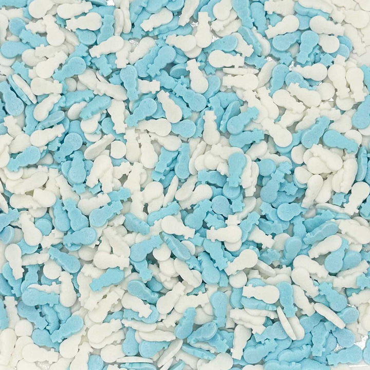 Shapes - Matt - Ice Blue And White Snowmen