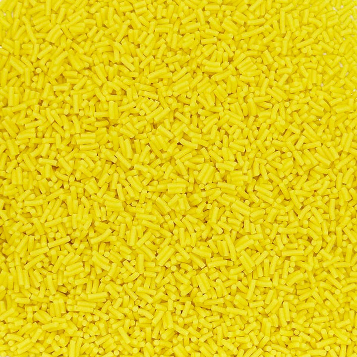 Strands - Matt - Yellow Sprinkles - Natural and Vegan