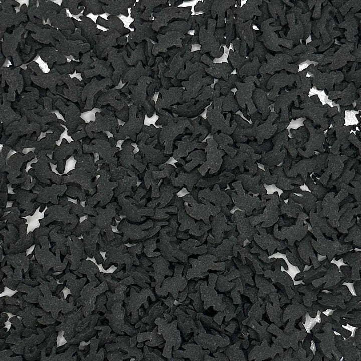 Shapes - Matt - Black Witches on Broomsticks