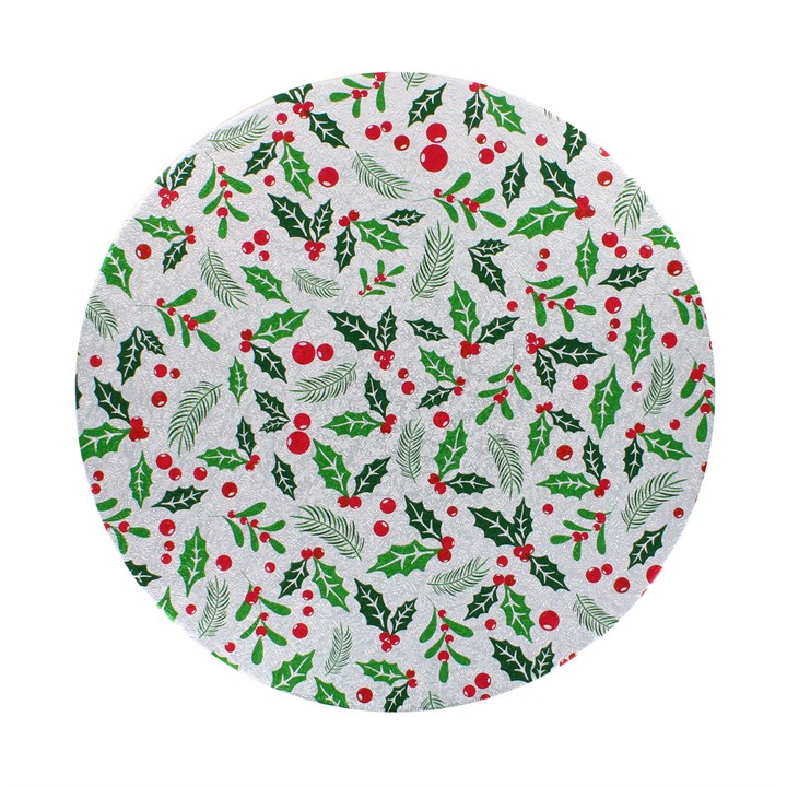 Round - Create A Cake 10" Double Thick Holly Print Card