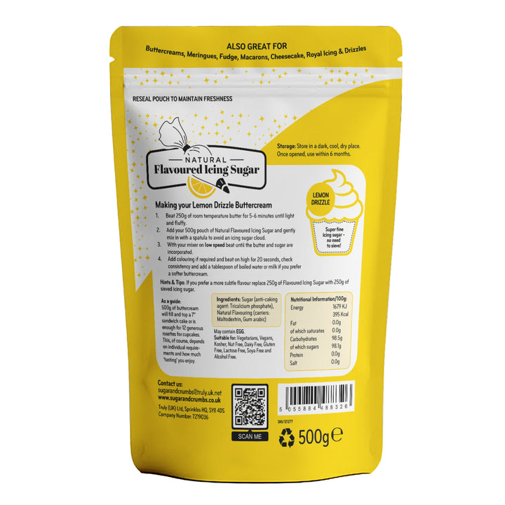 Flavoured Icing Sugar - Lemon Drizzle