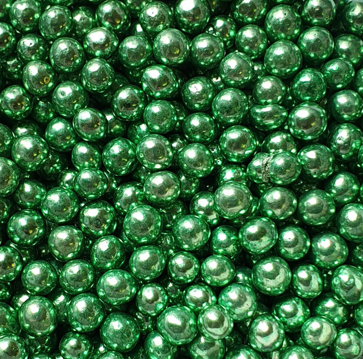 Pearls - High Shine - 4mm - Green