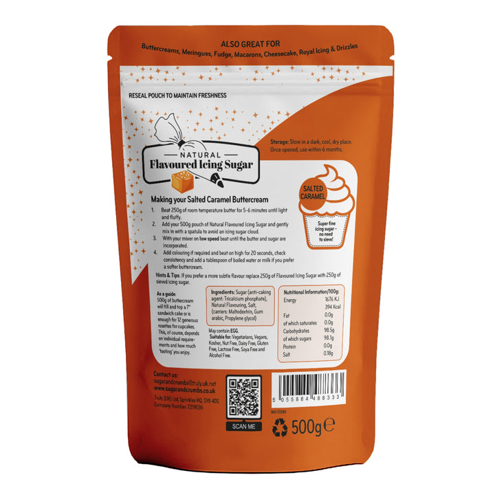 Flavoured Icing Sugar - Salted Caramel