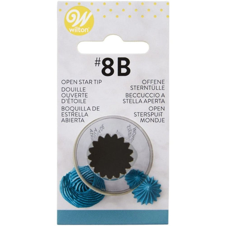 Piping Nozzle - Wilton No. 8B Open Star Tip
