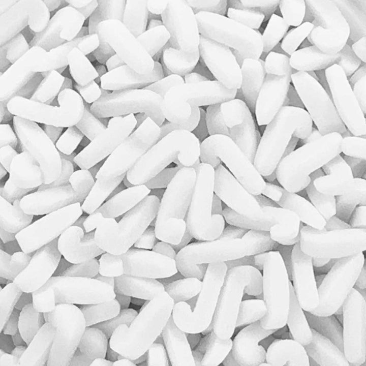 Shapes - Matt - White Candy Canes
