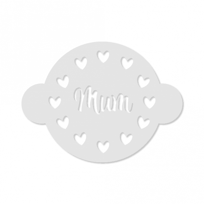 Simply Making Mum Heart Frame Stencil