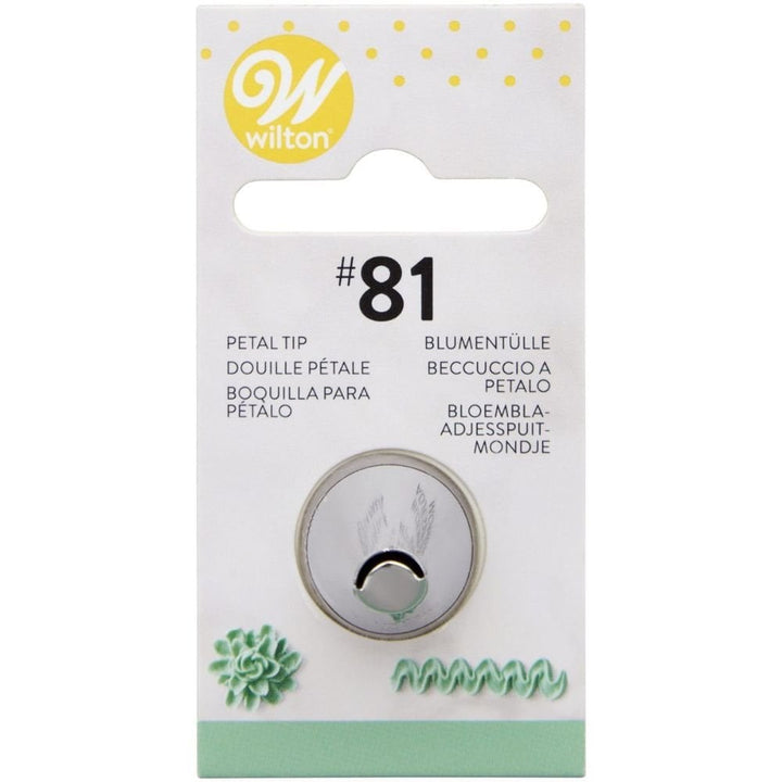 Piping Nozzle - Wilton No. 81 Petal Tip