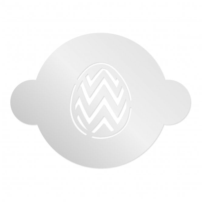 Simply Making Zig Zag Easter Egg  Stencil