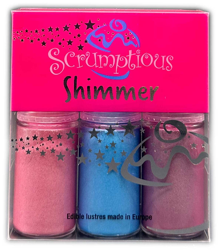 Scrumptious Spray Lustre Set of 3 – Pink, Blue, Violet 3 x 4g