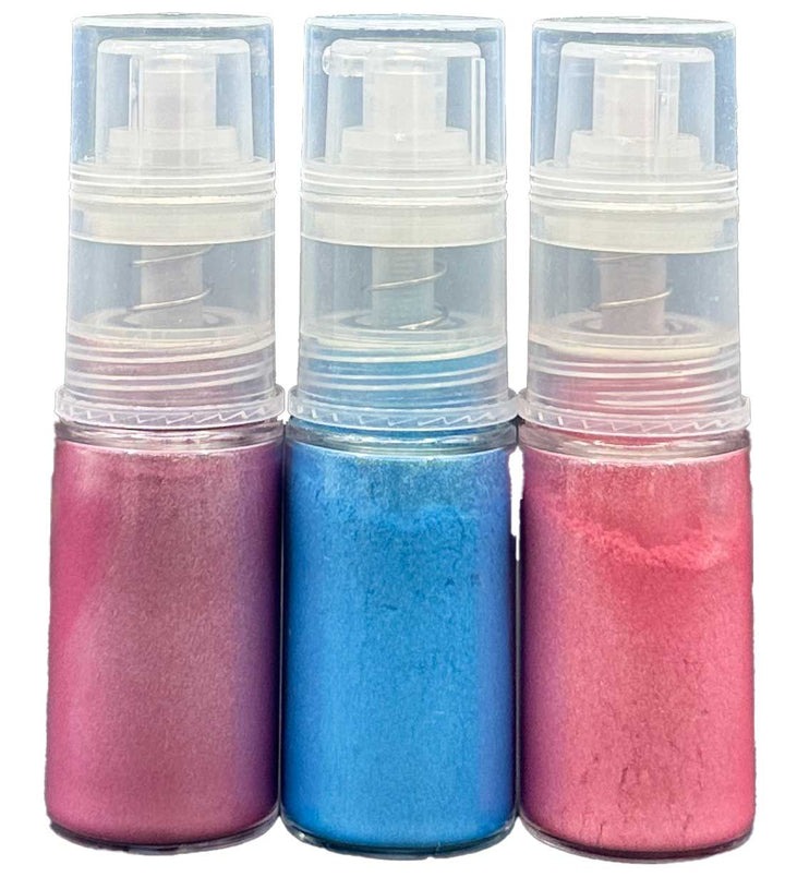 Scrumptious Spray Lustre Set of 3 – Pink, Blue, Violet 3 x 4g
