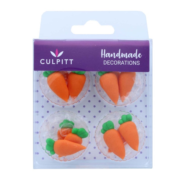 Edible Cake Toppers - Culpitt Sugar Carrots Decorations