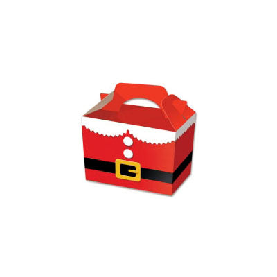 Presentation Boxes – Patterned - Santa Suit