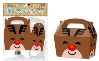 Presentation Boxes – Patterned - Rudolf - Treat Boxes x 10