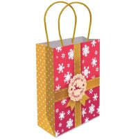 Gift Bags – Patterned - Reindeer Mail