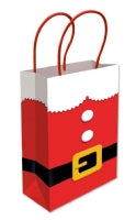 Gift Bags – Patterned - Santa Suit