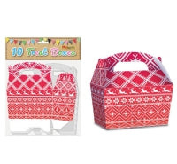 Presentation Boxes – Patterned - Nordic - Treat Boxes x 10