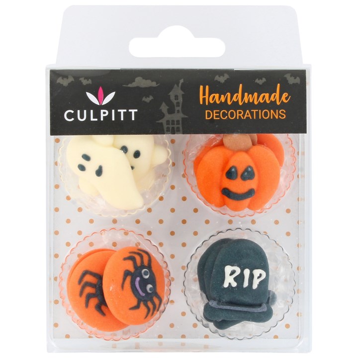 Edible Cake Toppers - Culpitt Halloween RIP Sugar Pipings