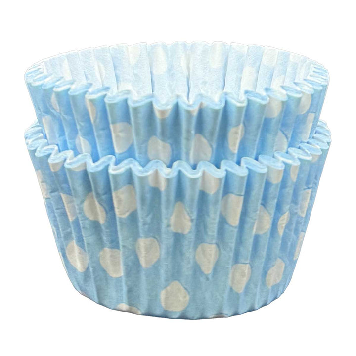 Cupcake Cases - Baby Blue Polkadot