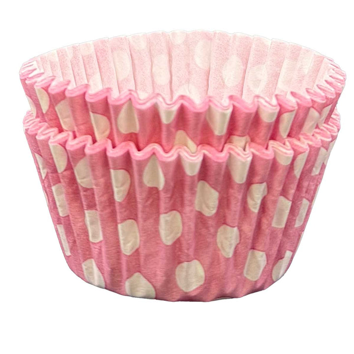 Cupcake Cases - Polkadot - Baby Pink