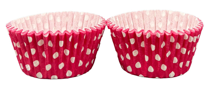 Cupcake Cases - Polkadot - Cerise