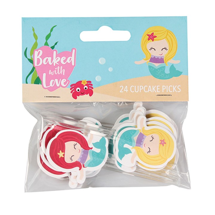 Decorative Cake Toppers - Decorative Pics - Mermaid