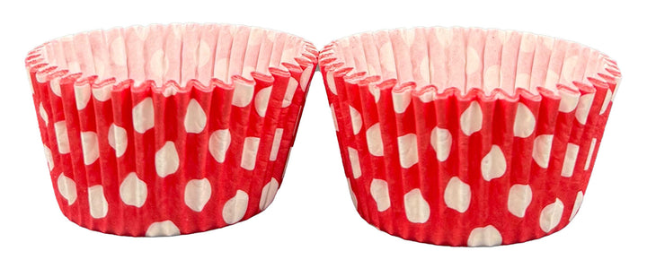 Cupcake Cases - Polkadot - Red