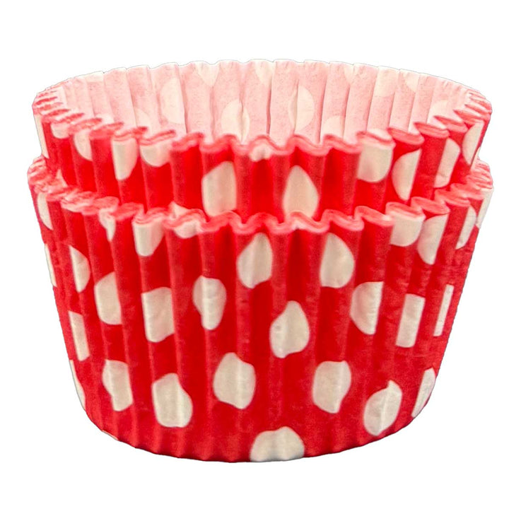 Cupcake Cases - Polkadot - Red
