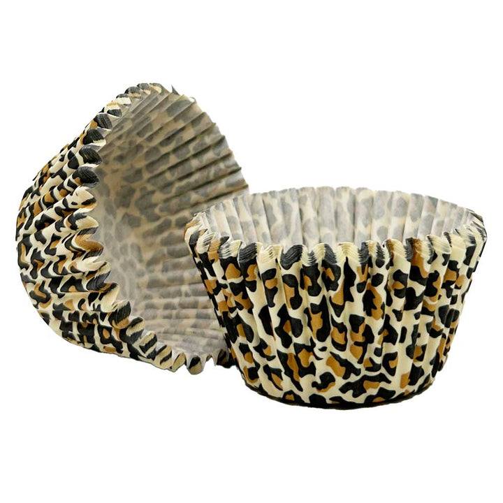 Cupcake Cases - Patterned - Leopard Print