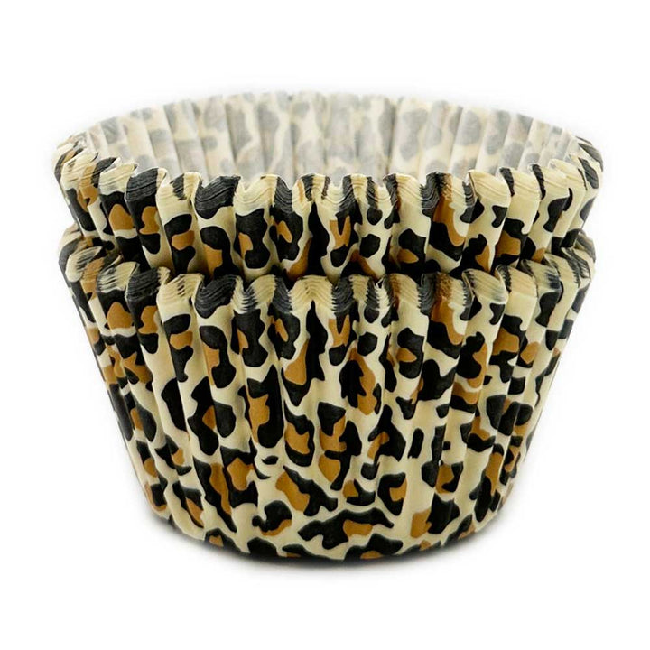 Cupcake Cases - Patterned - Leopard Print